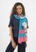 Codello Sjaal van polyester, Gestreept, Blauw, Vrouwen, Volwassenen, Snoopy, Omslagdoek