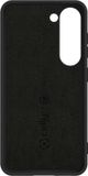 Celly Cromo Siliconen hoesje - Geschikt voor Samsung Galaxy S23 - TPU Back Cover - Microfiber - Zwart