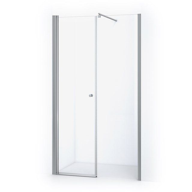 Maxaro Douchewand met Draaideur Zircon Comfort 125cm Chroom