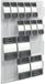 helit Wandprospekthalter transparent DIN A4, 1/3 DIN A4