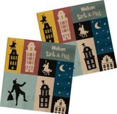 Folat Servetten 'Welkom Sint & Piet' 33 x 33 cm - 20 stuks