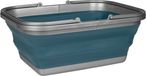 Abbey Camp Afwasteil Opvouwbaar - 16 Liter - Blauw/Grijs