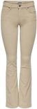 Only Onlmary-global Mid Cord Flared Pnt 15304256 Beige Dames W36 x L34