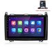 Android autoradio avec caméra de recul pour Mercedes-Benz Classe B W245 W639 Vito, avec CarPlay, Android Auto, navigation GPS, stockage 6+128 Go, 4G LTE, WIFI, RDS, commande au volant, BT, DAB+ et un écran de 9 pouces