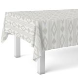 Martina Home Tafelkleed van wasdoek, Malorqui, beige, 240 x 140 cm