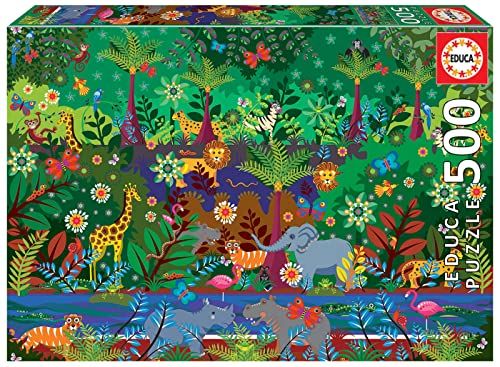 Educa -500 jungle, verschillende kleuren (19245)
