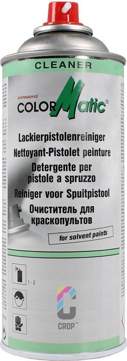 Motip Colormatic Spuitpistolenreiniger - Transparant - 400ml
