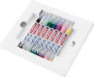 edding Acrylverf starter set Nordic - 8 Acryl markers - Watervast - Inclusief A6-briefkaartenset