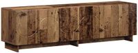 vidaXL TV-meubel 140 x 34,5 x 40 cm Oud hout Bewerkt hout