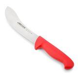 Arcos Vilmes 7 inch nitrum roestvrij staal en 190 mm mes, ontworpen voor het villen van alle soorten vlees, ergonomisch polypropyleen handvat, serie 2900, kleur rood gewicht 226 gr