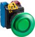 Idec YW1L-M4E10Q4R Bouton-poussoir lumineux 1 bouton Noir/rouge 1 pièce(s)