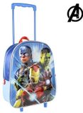 The Avengers 3D Kinderrugzak Blauw Metaal