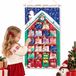 Tissu Calendrier de l'Avent avec 24 pochettes pour Noël