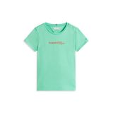 Tommy Hilfiger T-shirt groen Meisjes Katoen Ronde hals Logo - maat 176
