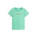 Tommy Hilfiger T-shirt groen Meisjes Katoen Ronde hals Logo - maat 176