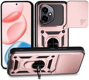Techsuit Hoesje geschikt voor HONOR 400 - Camshield Back Cover - Roségoud