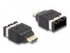 Delock 65963 HDMI Automotive Adapter HDMI-E Female naar HDMI-A Male Zwart