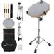 Donner Drum oefenpad met snaredrumstandaard, inclusief dubbelzijdig 12 inch drumpad, drumsticks, verstelbare standaard past op 10"-14" Dia Drums
