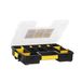 Stanley Sortmaster Organizer Junior | Boîte pour petites pièces | Noir, Transparent, Jaune