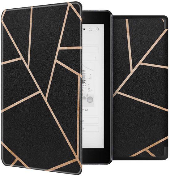 imoshion Ploonk B.V. Ereader Hoes - Geschikt voor Kobo Aura One - Black Graphic
