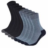 Camano Sokken Set van 8 Zwart/blauw 39-42