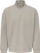 ONLY & SONS Pull Homme ONSNEWKODYL OVZ LS HALFZIP HIGH NECK VD - Vintage Khaki - XXL