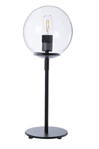 LUSSIOL Globus Decoratieve Lamp - Zwart - ø 19 x H 52 cm