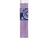 Haza Crepe papier platte vellen - 3x - lila - 250 x 50 cm