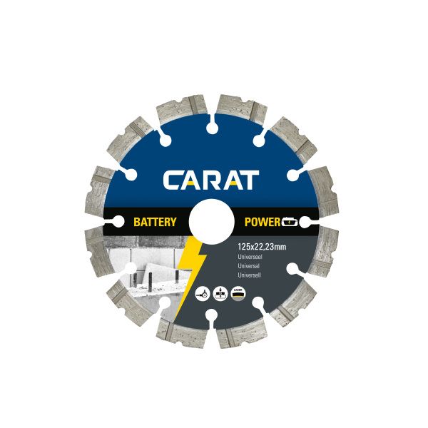 Carat CBP1253000 Diamond Saw Blade for Dry Cutting - 125 x 22.23mm - Universal