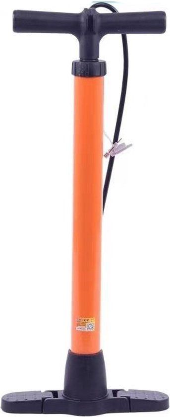 HBS Fietspomp Oranje - Vloerpomp - Oranje - Stadsfiets - Engels