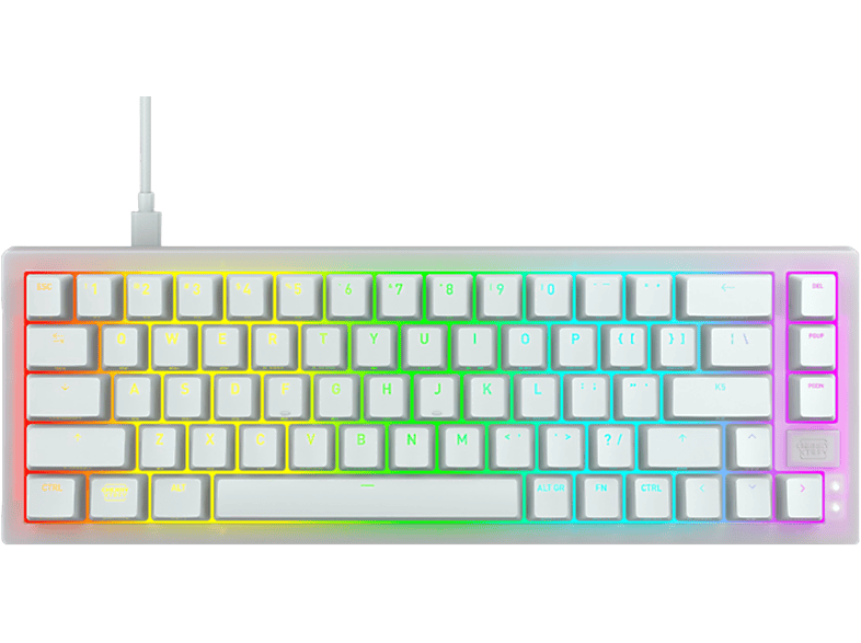 CHERRY XTRFY Xtrfy K5v2 65% Gaming Keyboard - Cherry MX2 - White