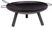 OEM Vuurkorf-grill met poker - robuuste afmetingen (59 x 72,5 x 28 cm) - ijzer - buitenkookplaat voor kamperen