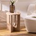 Atmosphera Table d'appoint Bloom - Ø40xH51cm - Noisette