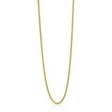 ZINZI 70cm Zilveren Gourmet Ketting Gold Plated