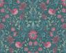 A.S. Création BLOEMEN EN VOGELS BEHANG | Botanisch & Dieren - donkergroen roze blauw - Vliesbehang