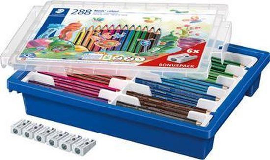 STAEDTLER Noris kleurkrijt driehoekig - Doos van 288