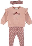 Dirkje Meisjes 3-delige Kledingset - Misty rose