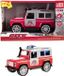 Jonotoys Jeep brandweerauto 17 cm met licht en geluid
