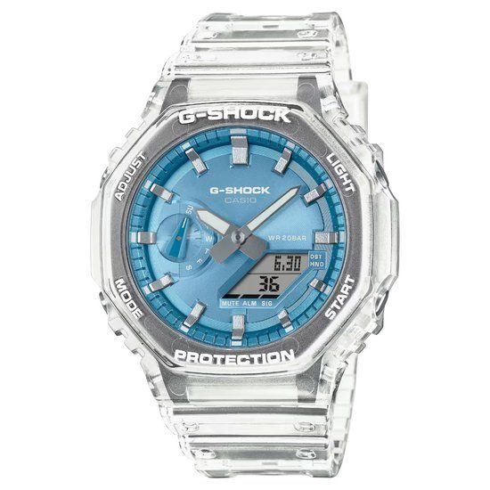 Polshorloge G-Shock GA-2100BM-7A2ER Classic Heren Horloge - Transparant - 41mm