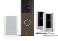 Ring Ring Battery Video Doorbell 2K met Chime en 2-pack binnencamera op batterij - Bundel