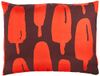 BonaMaison Oranje-Bordeaux Housse de coussin décorative, Housses de coussin pour canapé, Petites housses de coussin décoratives, Housse de coussin ; Canapé, Chambre à coucher, Bureau, Voiture 45x60 Cm - Conçu et fabriqué en Turquie