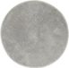 andiamo Florida Badmat, antislip, zacht, wollig, antislip, wasbaar, 60 cm, rond, grijs