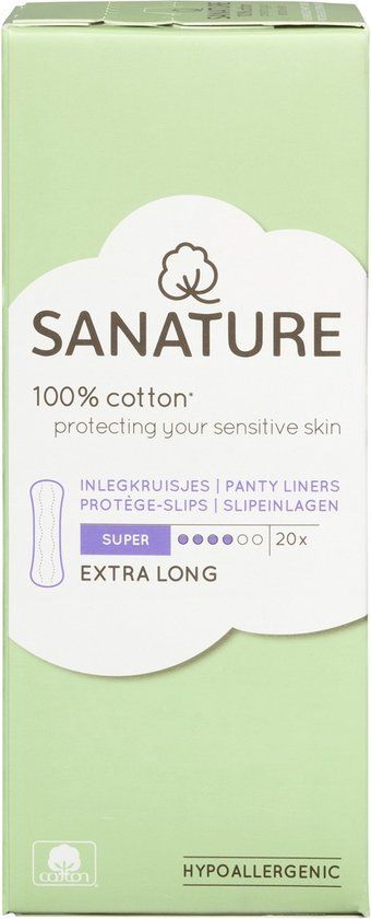 Sanature Inlegkruisjes Super Extra Lang - 20 stuks