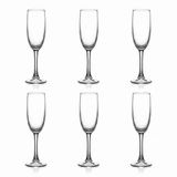 Pasabahce Palomino Champagneflutes 15 cl / 150 ml | Set van 6 Stuks | Champagneglazen voor Prosecco en Cava | Gehard glas | Vaatwasserbestendig