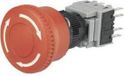 TRU COMPONENTS LAS1-BY-22TSB Noodstopschakelaar 2x NC, 2x NO Rood