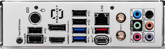 MSI Z790 PROJECT ZERO Moederbord - Intel Z790 - ATX - DDR5