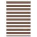 vidaXL Zebra Rolgordijn 110x100 cm Stofbreedte 105,9cm Polyester Bruin