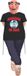 Merkloos / Sans marque Folat Bv Abraham pop opvulbaar compleet met speciaal Abraham pop shirt en masker - Abraham pop compleet