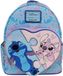 Loungefly Disney Loungefly Backpack Stitch and Angel Puzzle Pieces