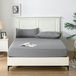 Good Nite Hoeslaken Lakens 25CM Extra Diepe Pocket Lakens Zacht en Ademend Machine Wasbaar Hoeslaken Enkele Dubbele King Super King Size (Donker Grijs, Single)